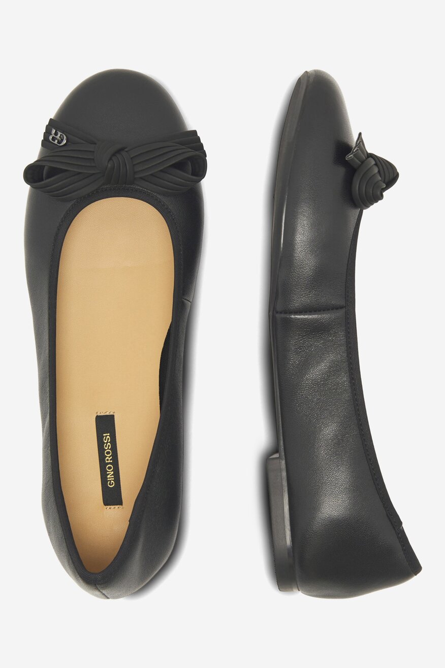 
                Gino Rossi - Baleriny skórzane - 5906751610541