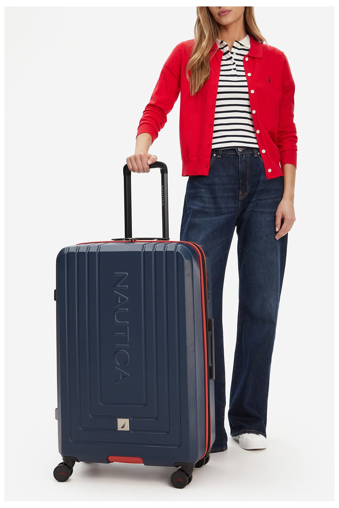 Walizka NAUTICA CWBEO-NTC-KS-003-07-L Granatowy