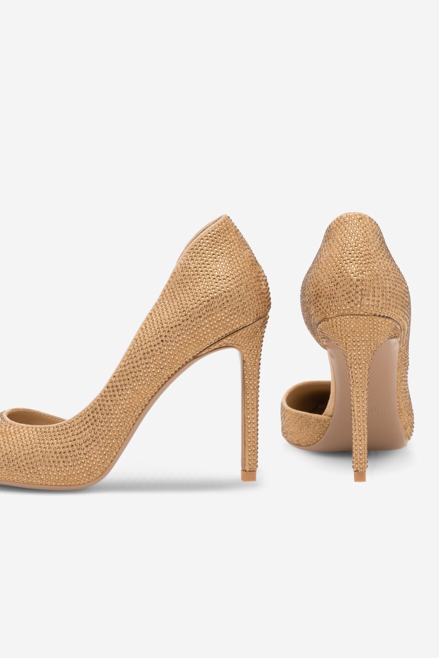 
                Badura - Czółenka skórzane na szpilce - 5905588144267