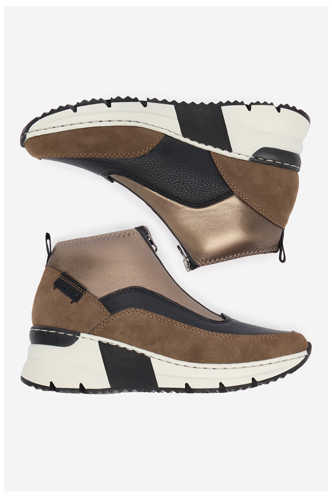 Kotníková obuv Rieker CEO-N6352-25 HNĚDÁ