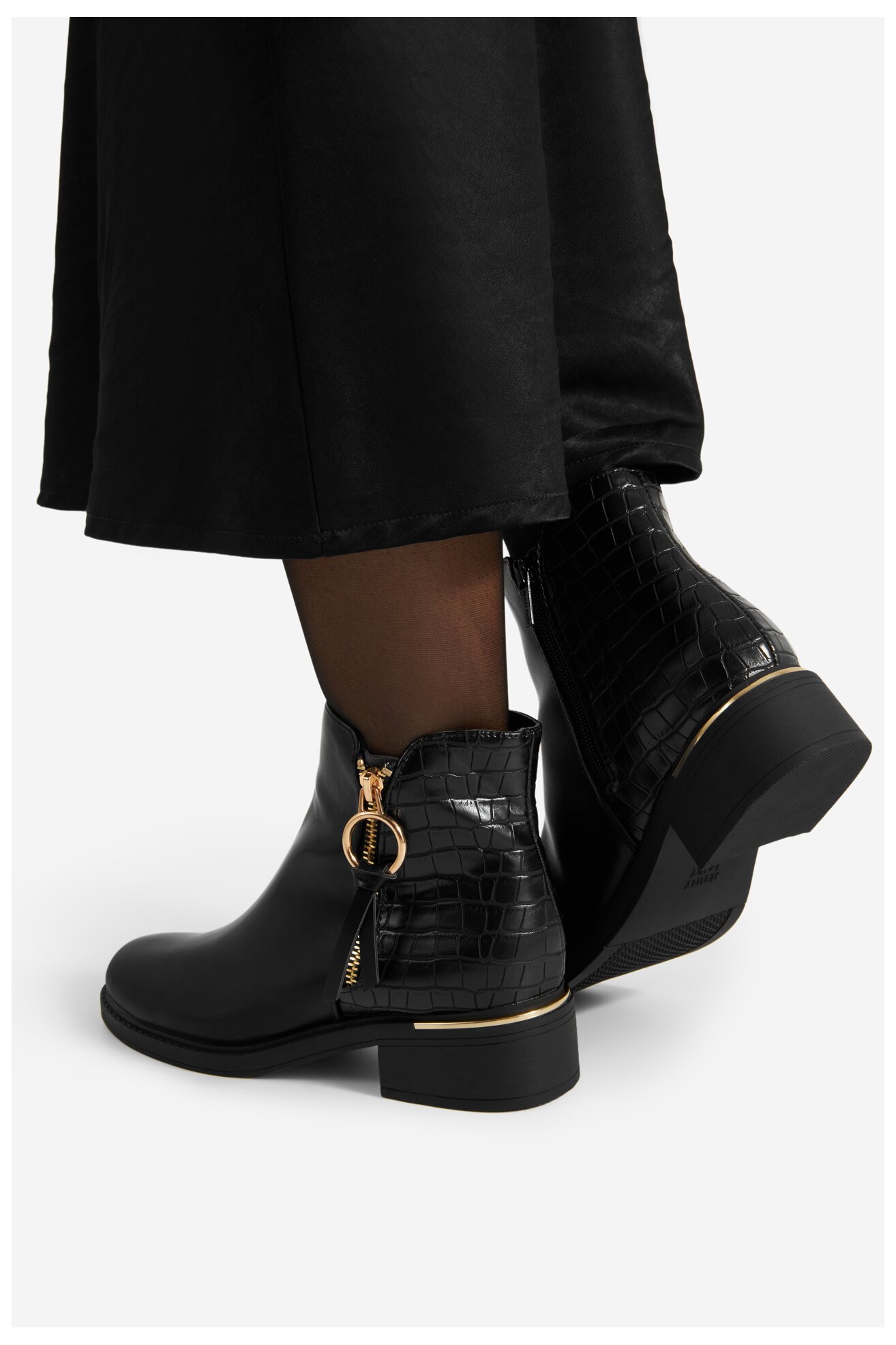 Kratke čizme Jenny Fairy LS5996-07 CRNA