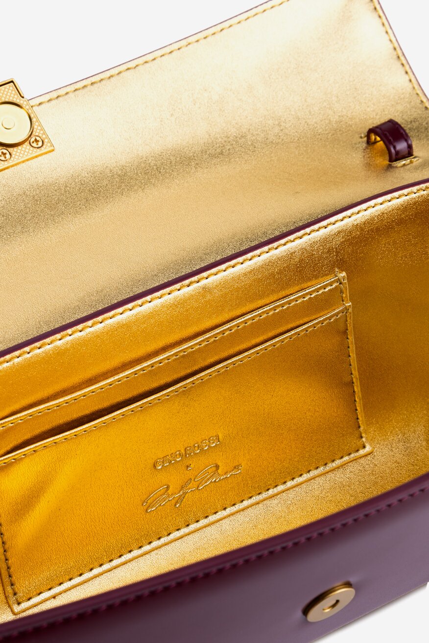 
                Сумка З Ремінцем Gino Rossi БОРДОВИЙ - 5903419782961