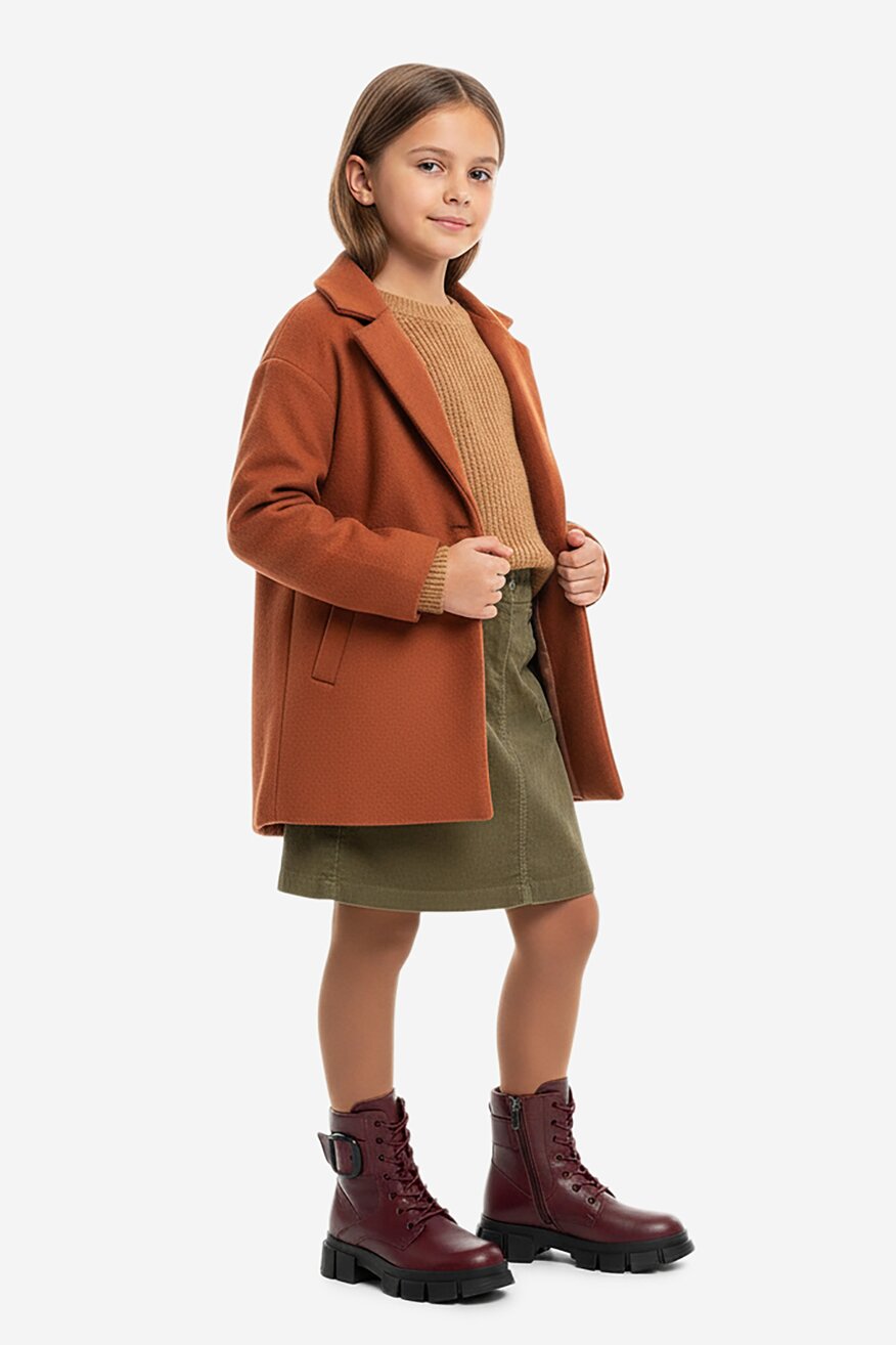 Badura - Skórzane trzewiki z suwakiem - 5906751355688