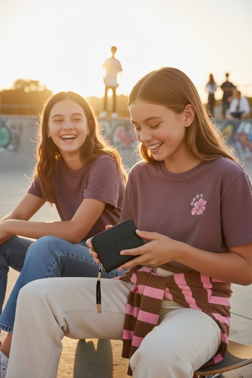 
                        Női pénztárca ROXY CEO-RX-W1-003-AW25 FEKETE - 5906751366714