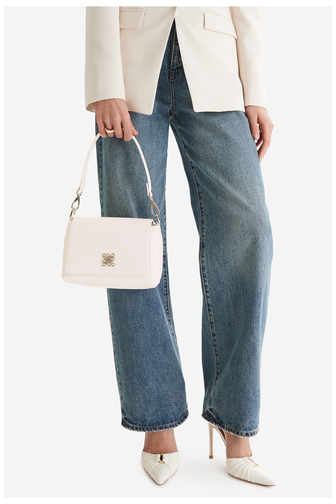 Дамска чанта NINE WEST CEO-STRIA-LDA5475 СЛОНОВА КОСТ