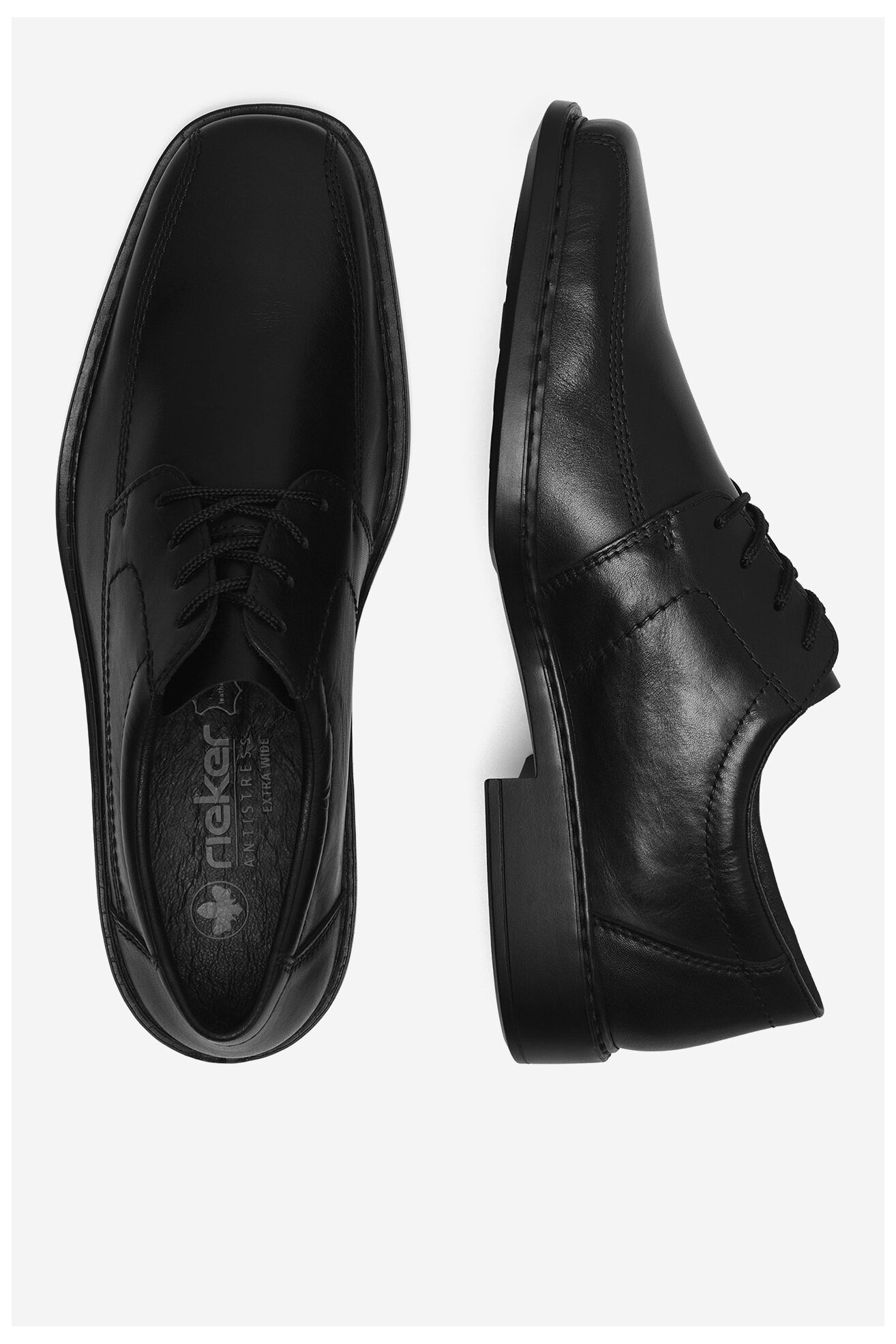 Półbuty Rieker B0812-00 Czarny