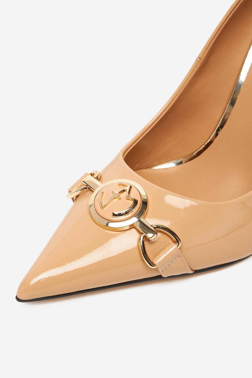 Pantofi cu toc EVA MINGE BEJ - 5906751283585