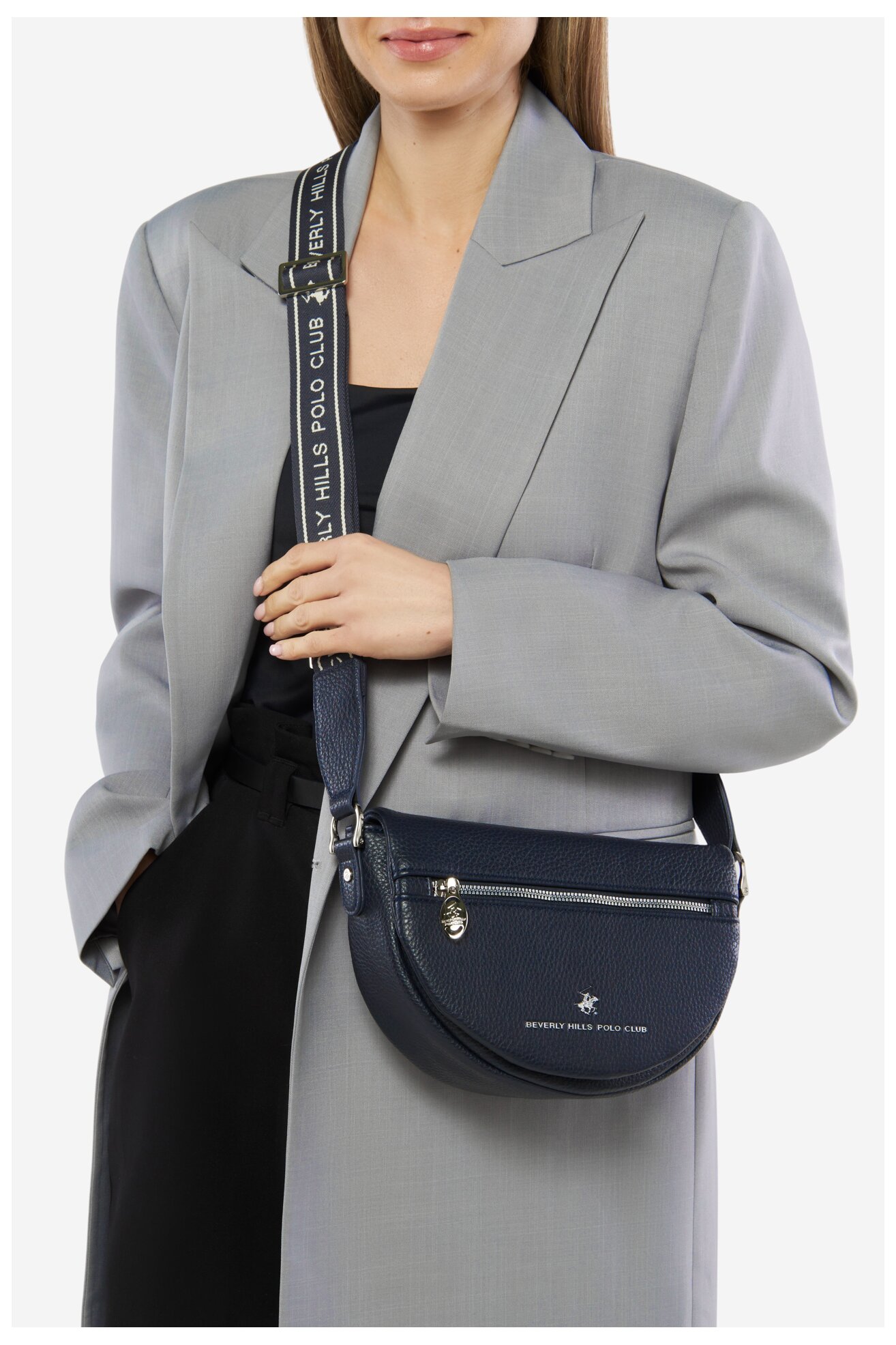 Torebka Beverly Hills Polo Club BHPC-C-009-07 Granatowy