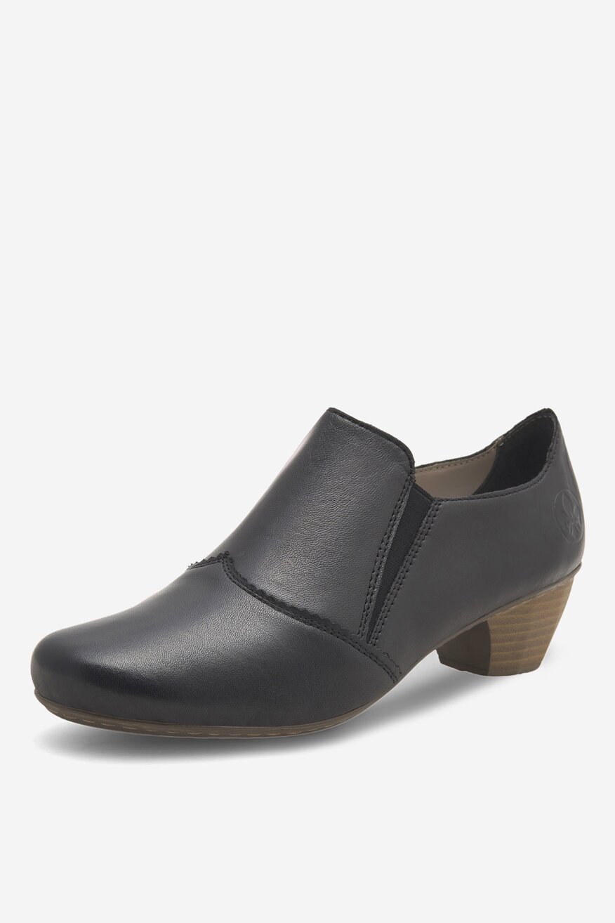 Rieker - Skórzane czółenka - 5905588231011