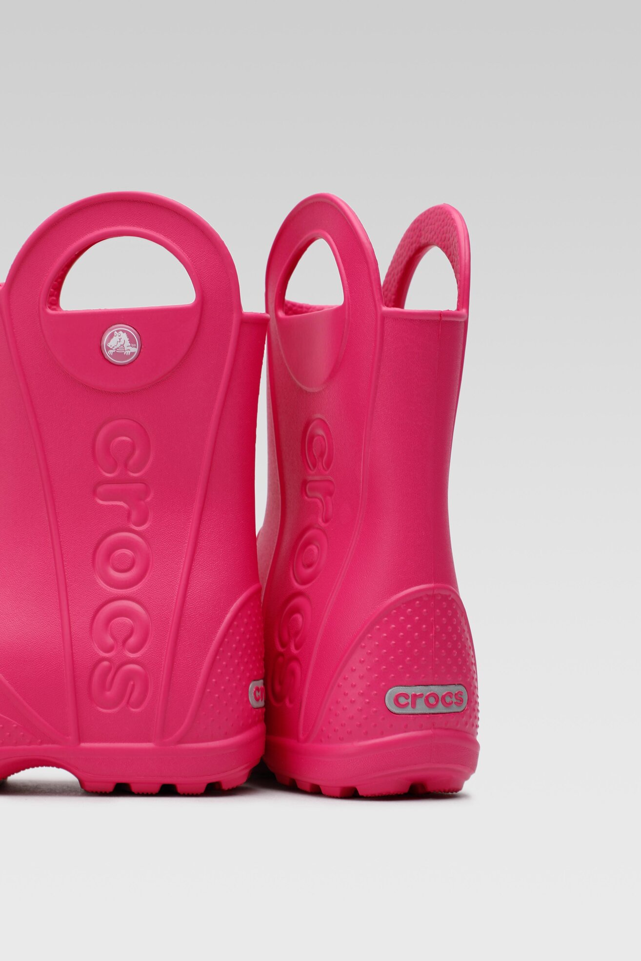 Kalosze Crocs HANDLE IT RAIN BOOT 12803-6X0 Różowy