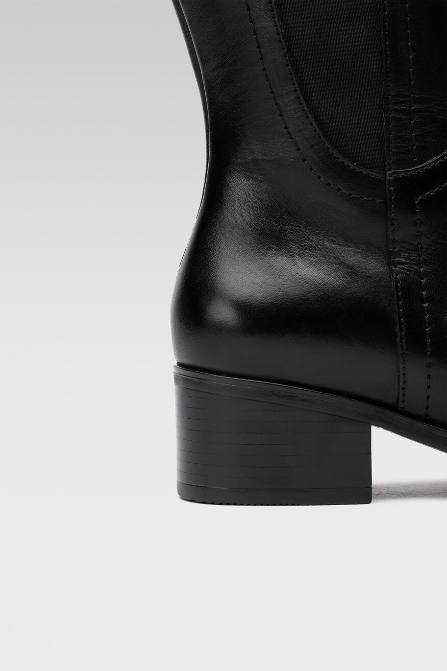 Go Soft - Kozaki skórzane na słupku - 5904862456645