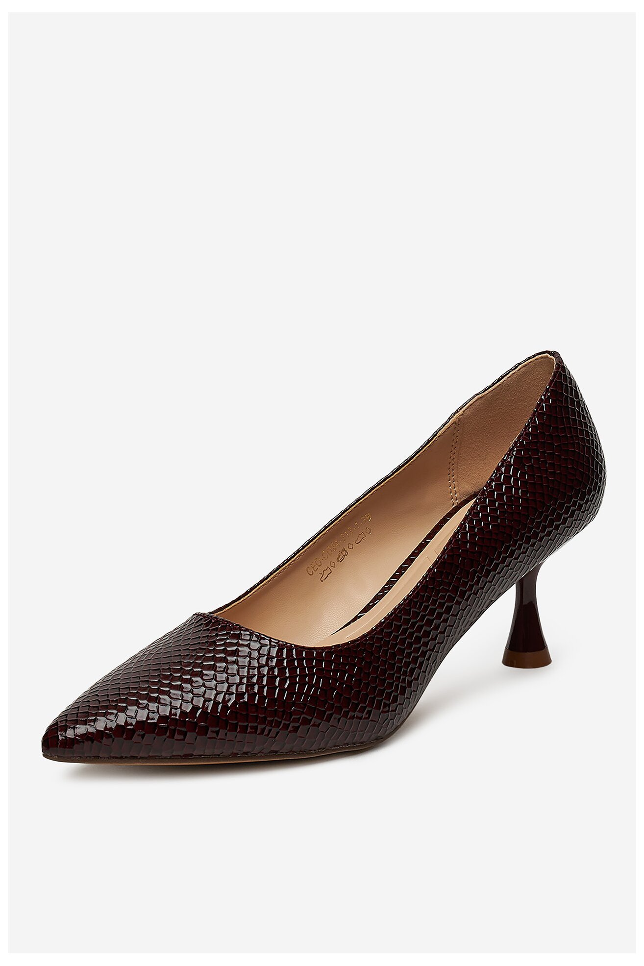 Туфлі-Човники Jenny CEO-CD24-212-1 БОРДОВИЙ