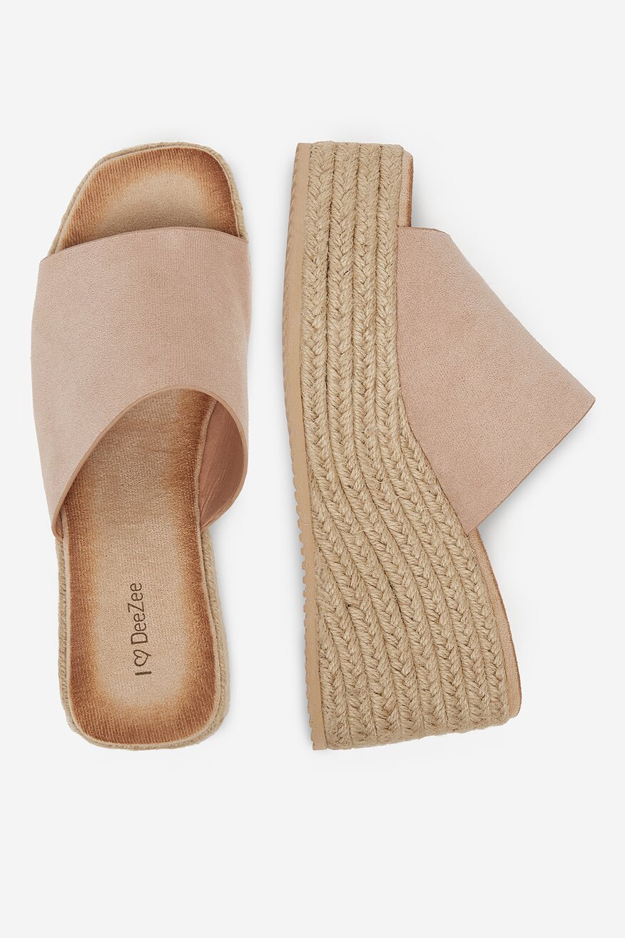 
                DeeZee - Klapki na koturnie - 5904410865158