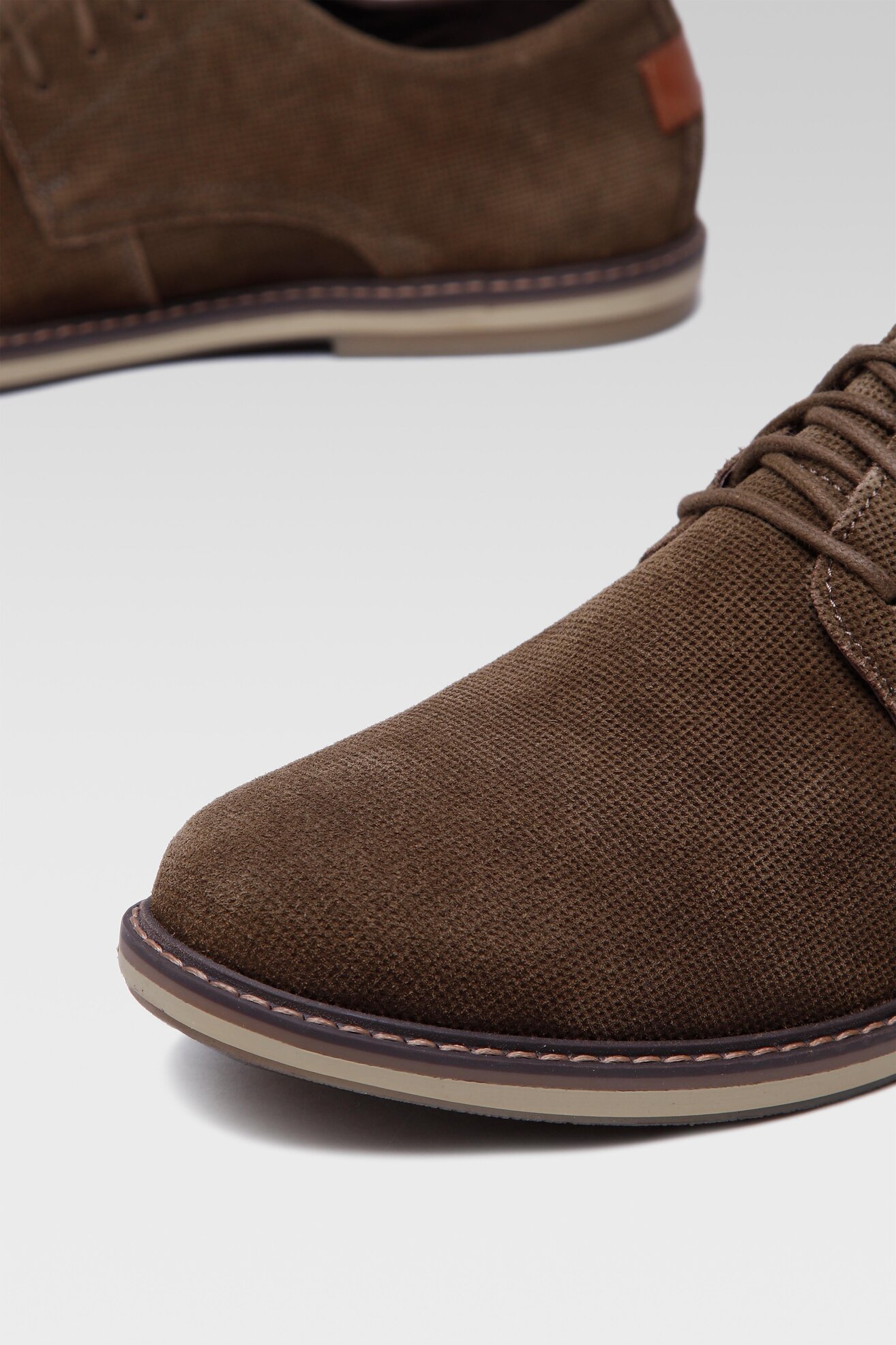 Półbuty Cesare Cave MI07-B225-B62-01 Khaki