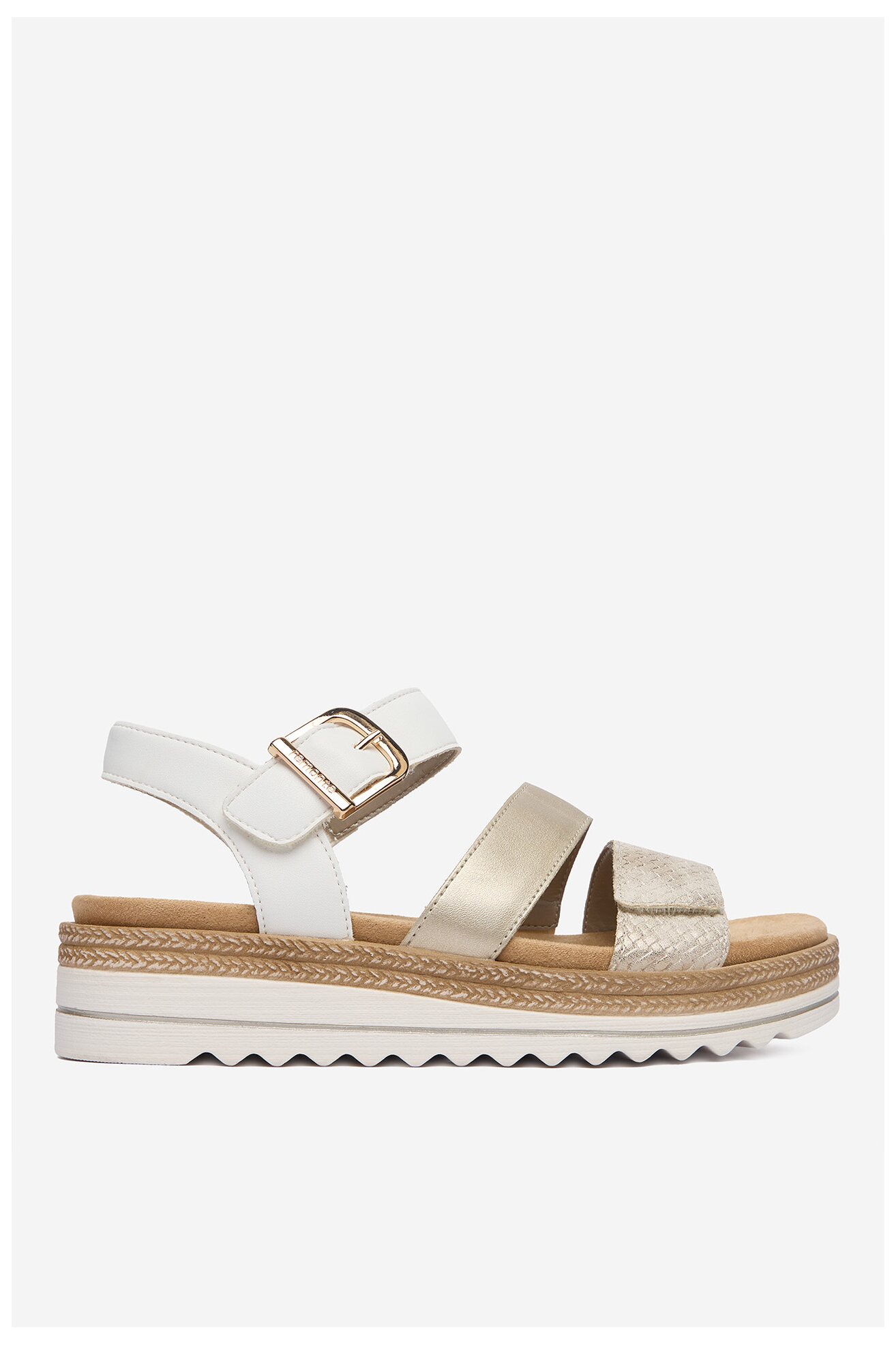 Sandały Remonte CEO-D0Q55-92 Złoty