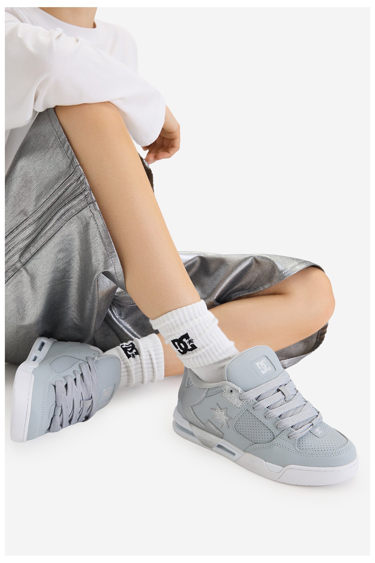 Кросівки спортивні DC Shoes EO-DC COMMAND DC02744025 СІРИЙ