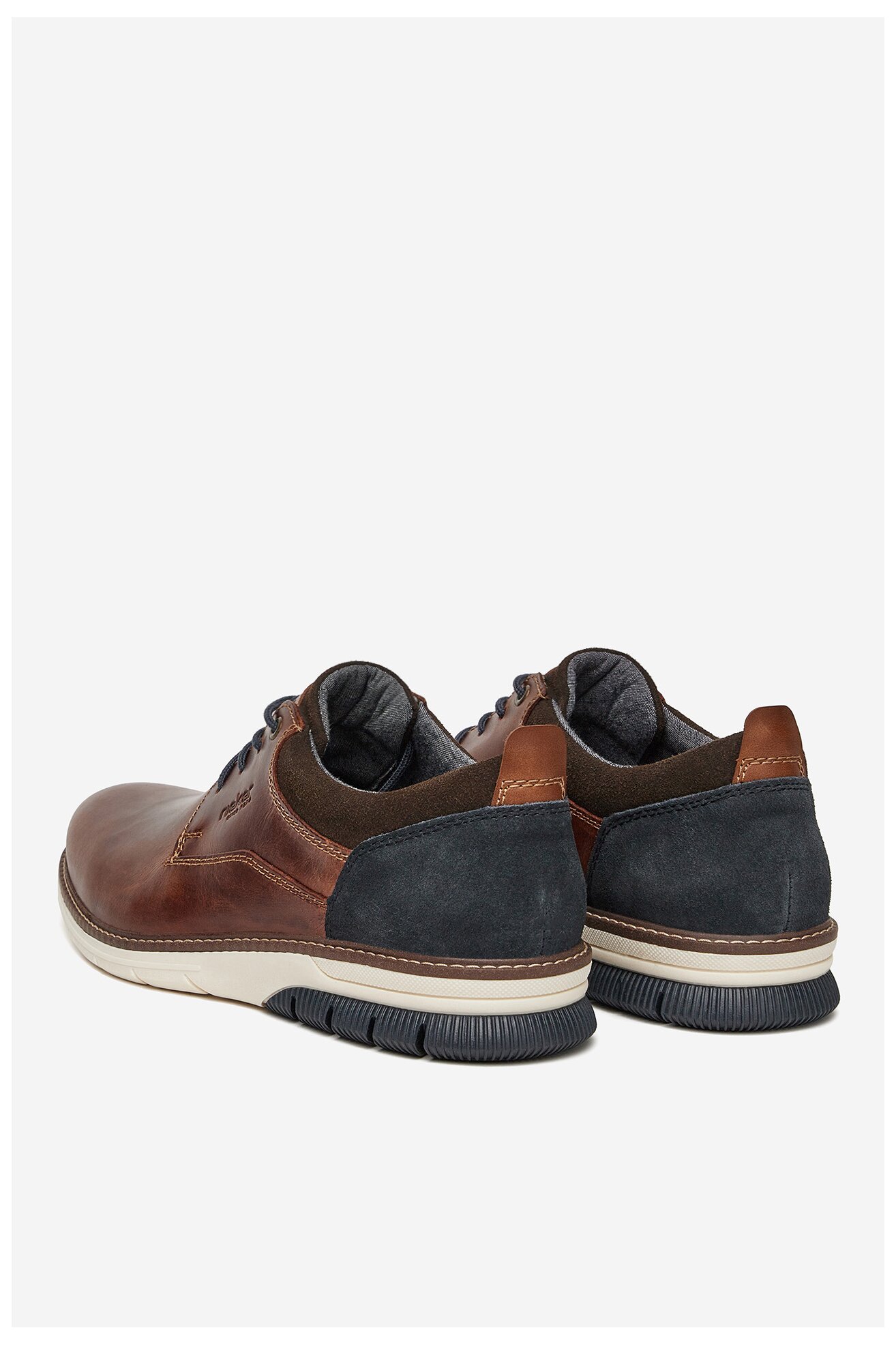 Półbuty Rieker 14405-24 Brązowy