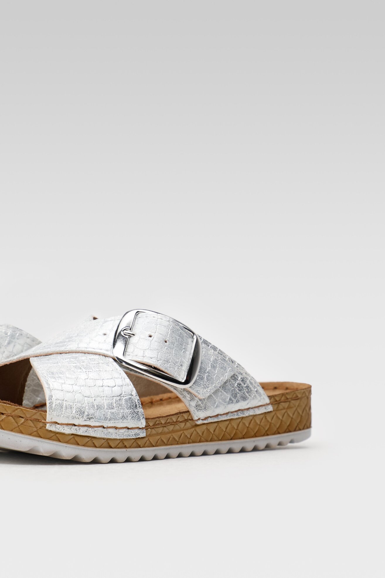 Klapki Inblu VO50B501 Srebrny