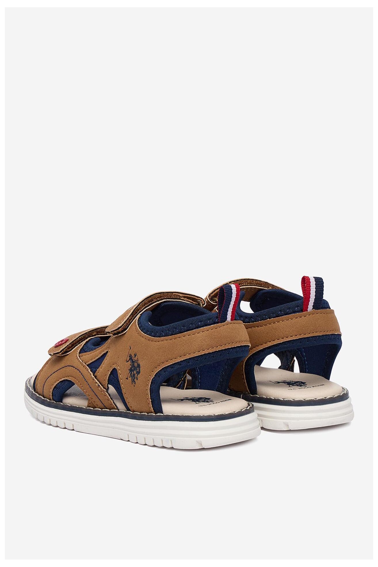 Sandały U.S. POLO ASSN. EO-GARDA002K/6Y1 Brązowy