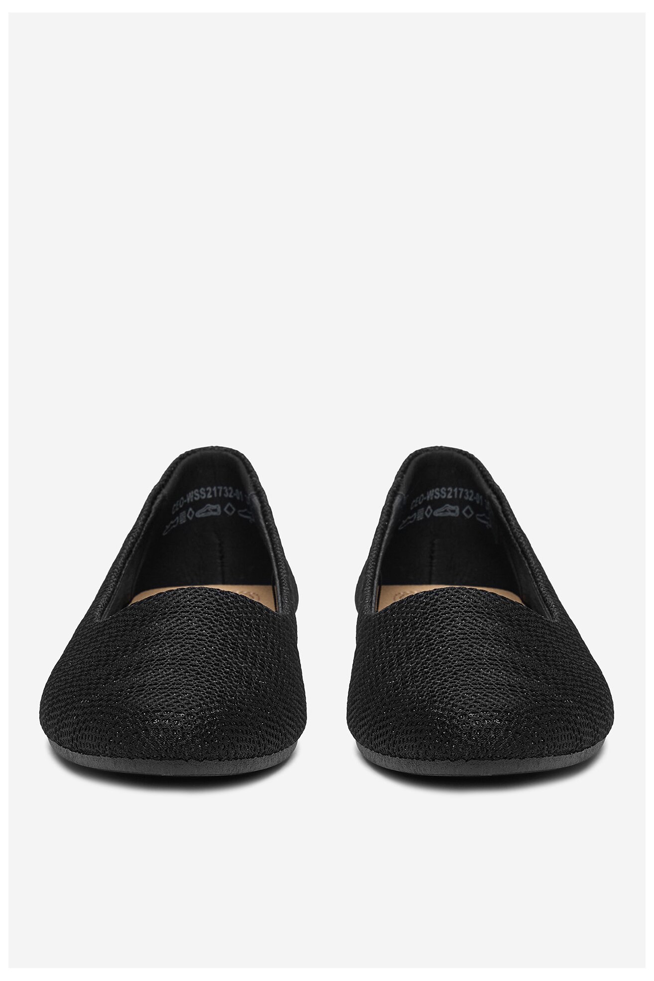 Baleriny Jenny CEO-WSS21732-01 Czarny