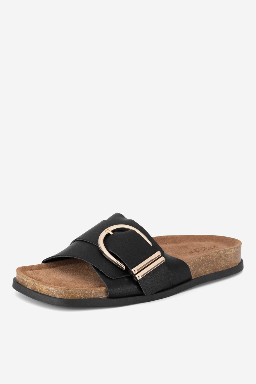 
                Badura - Klapki skórzane - 5905588598329