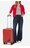 Walizka NAUTICA CWBEO-NTC-KS-004-07-S Czerwony