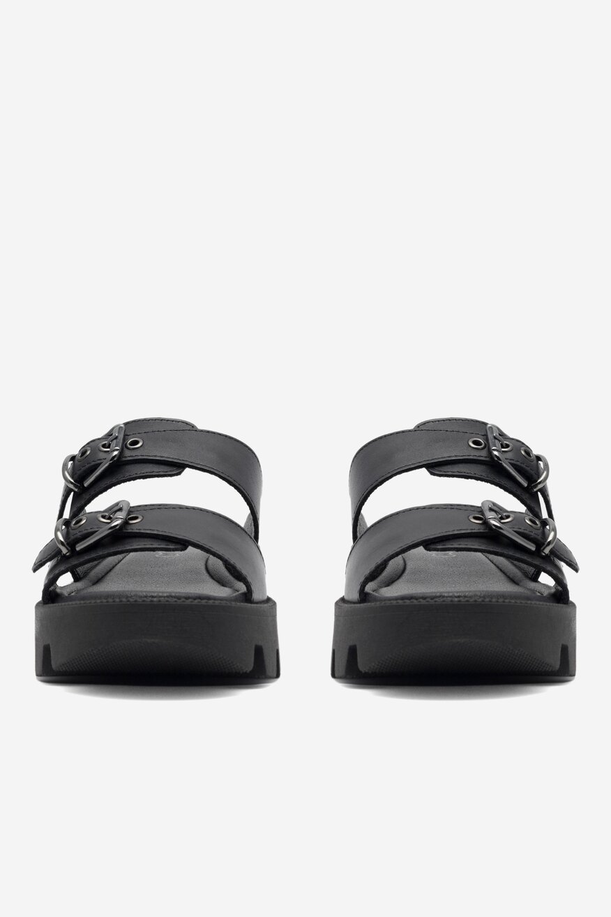 Lasocki - Klapki skórzane - 5905588396826