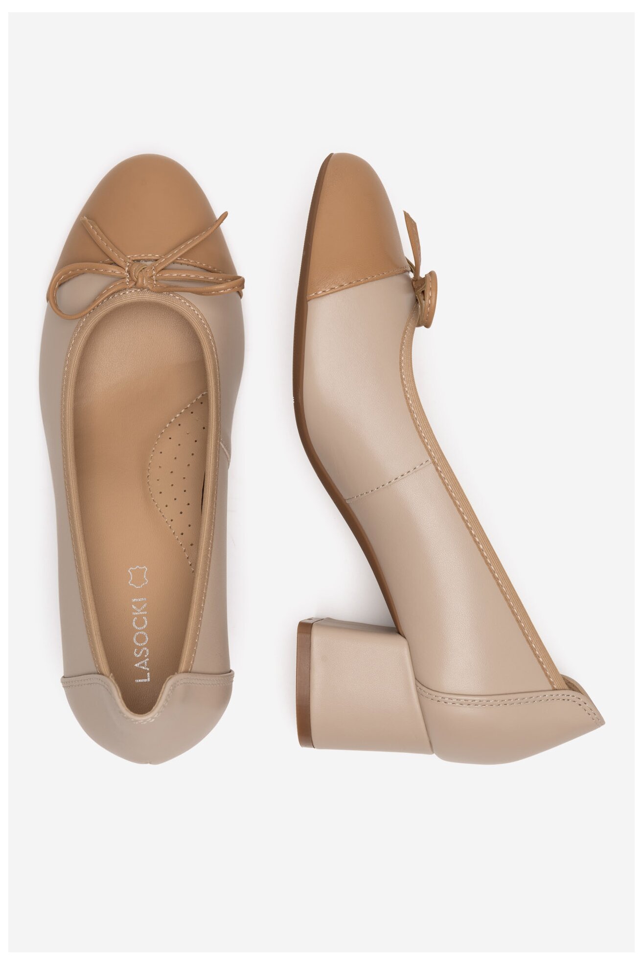 Czółenka Lasocki WYL4060-3Z Beżowy jasny