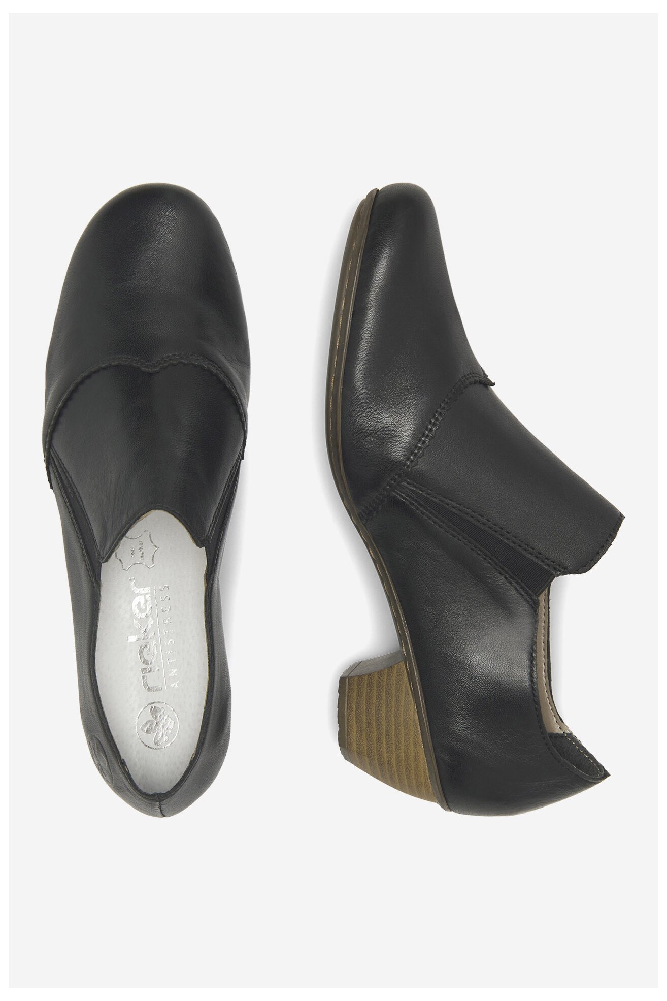 Półbuty Rieker 41751-01 Czarny