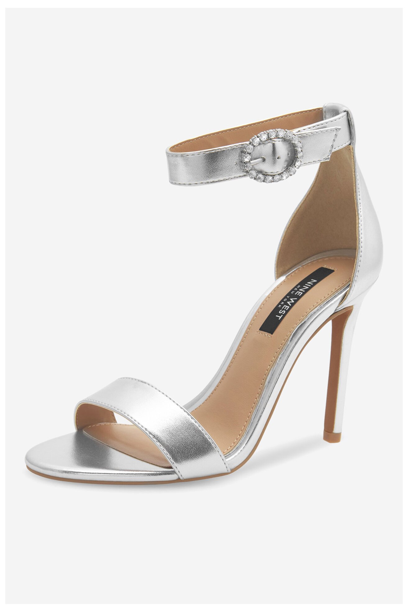 Sandały NINE WEST WFA2646-1 Srebrny