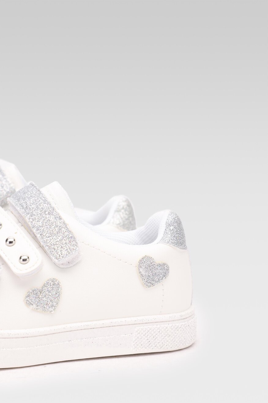 Nelli Blu - Półbuty pastelowe białe - 5903698315003