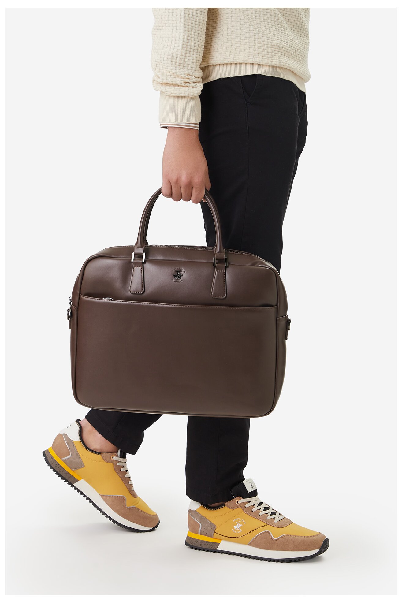 Muška torba Beverly Hills Polo Club CWBEO-BHPC-L-016-07 BRAON