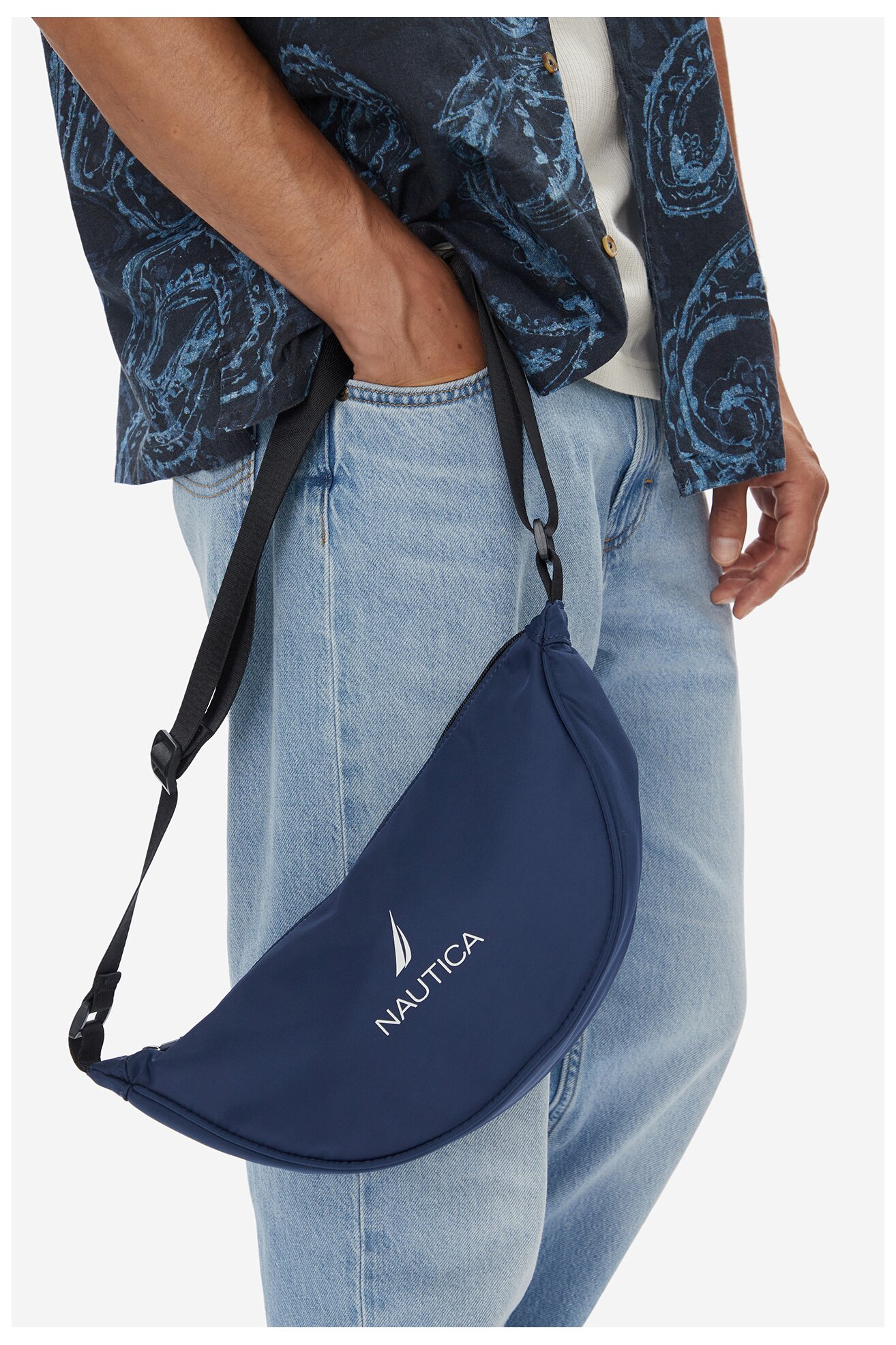 Férfi táska NAUTICA C-NTC-M-005-08 SÖTÉTKÉK