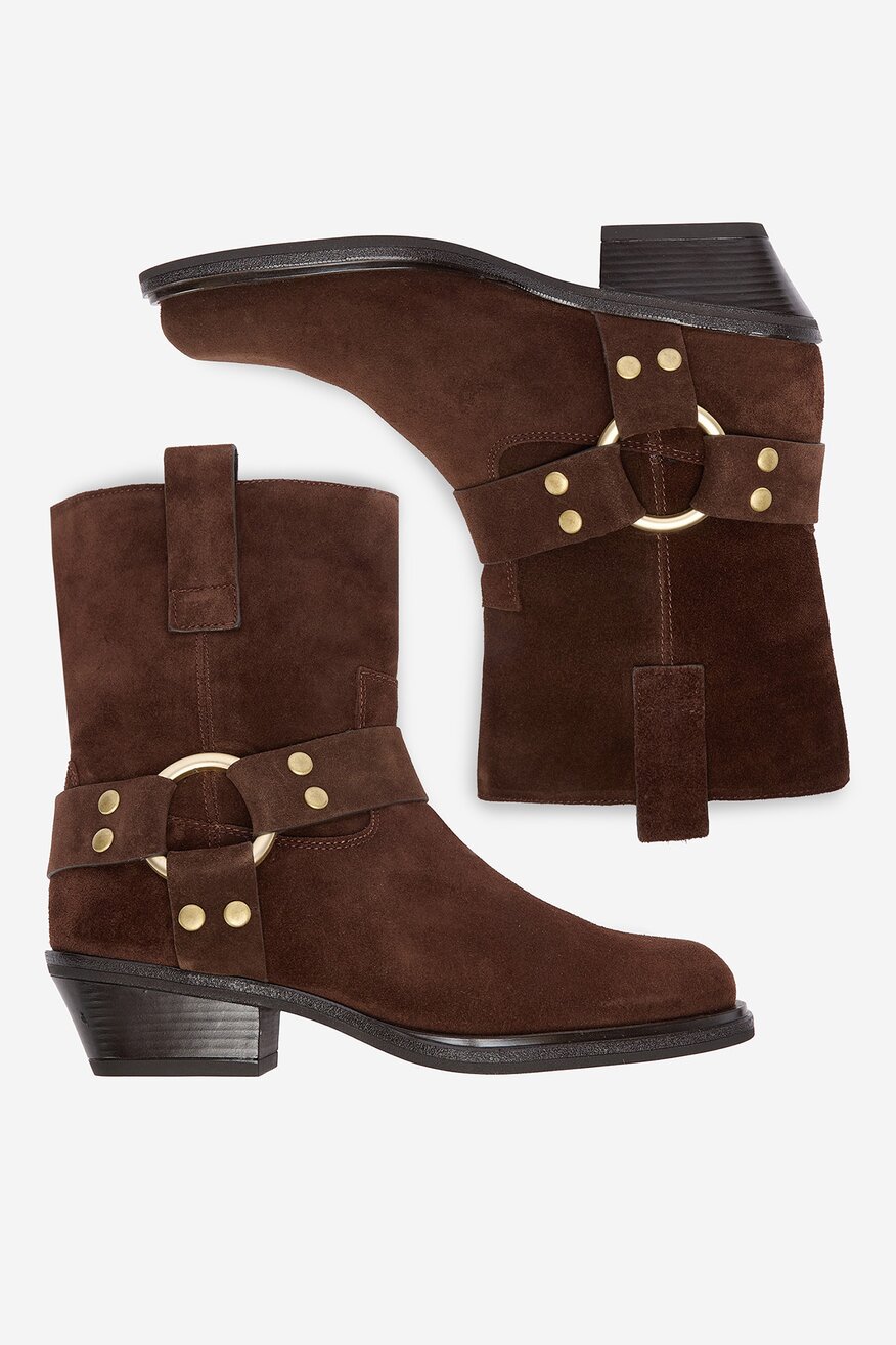 Badura - Botki zamszowe - 5906751393468