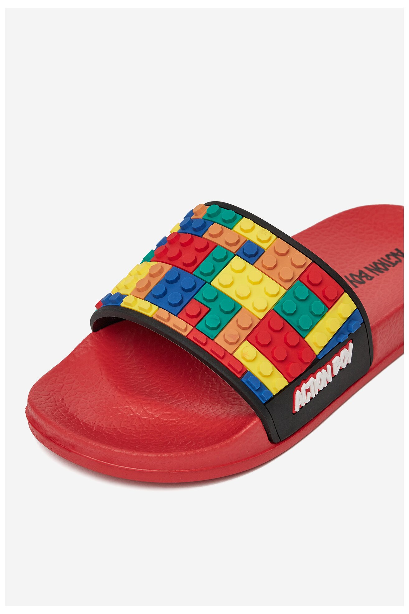 Klapki basenowe Action Boy P3047043K Czerwony