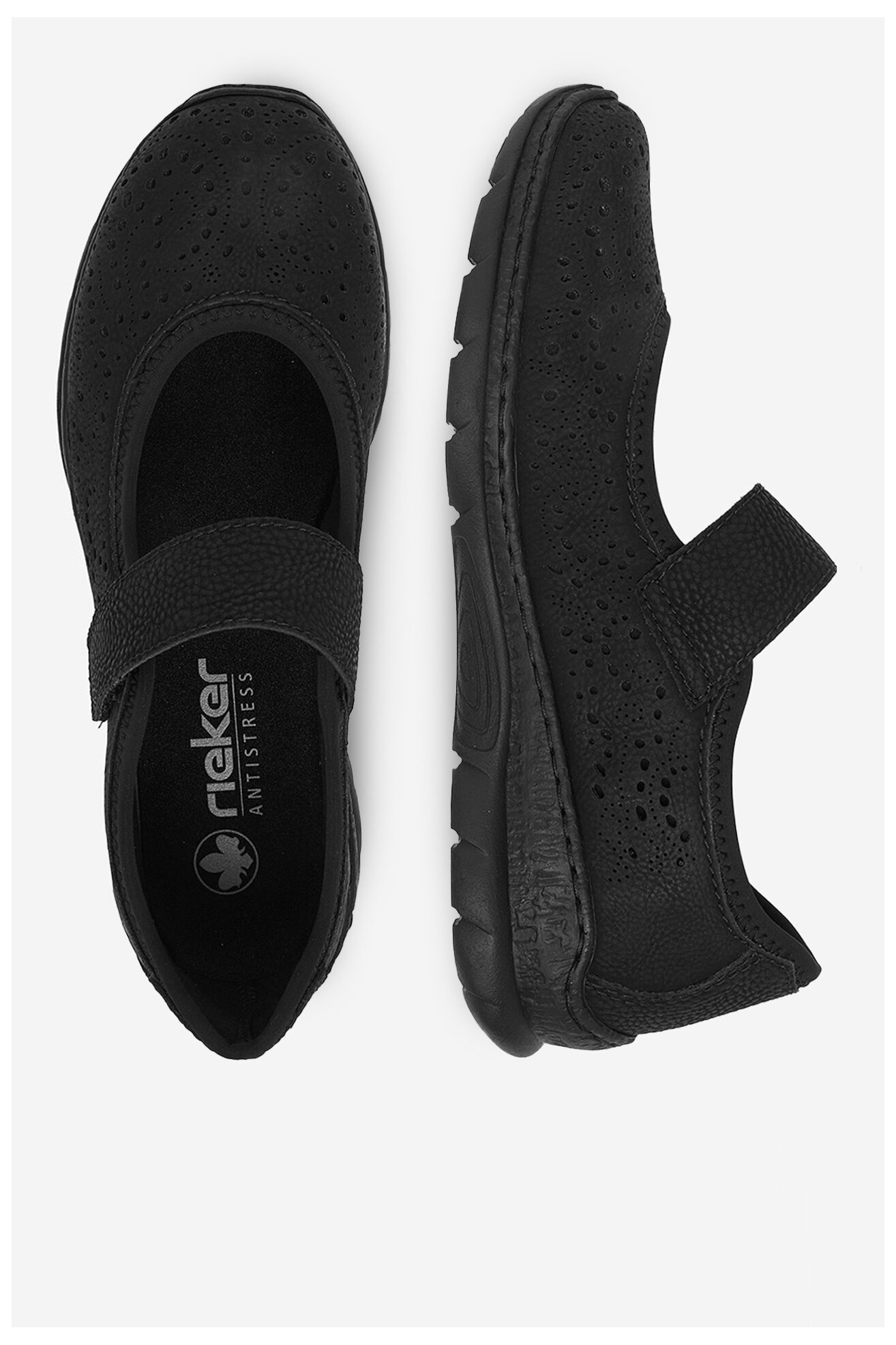 Baleriny Rieker CEO-N4299-00 FEKETE