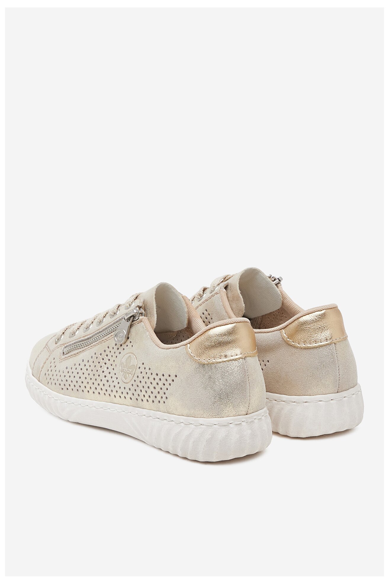 Sneakers Rieker CEO-N0901-62 Złoty