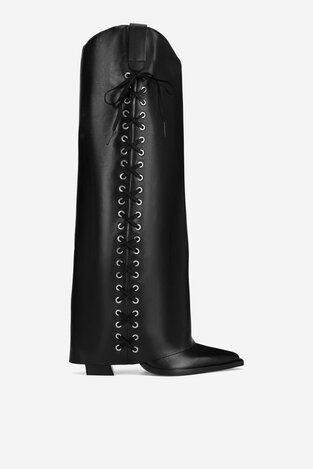 Чобіт EVA MINGE AZIZA-116042 ЧОРНИЙ