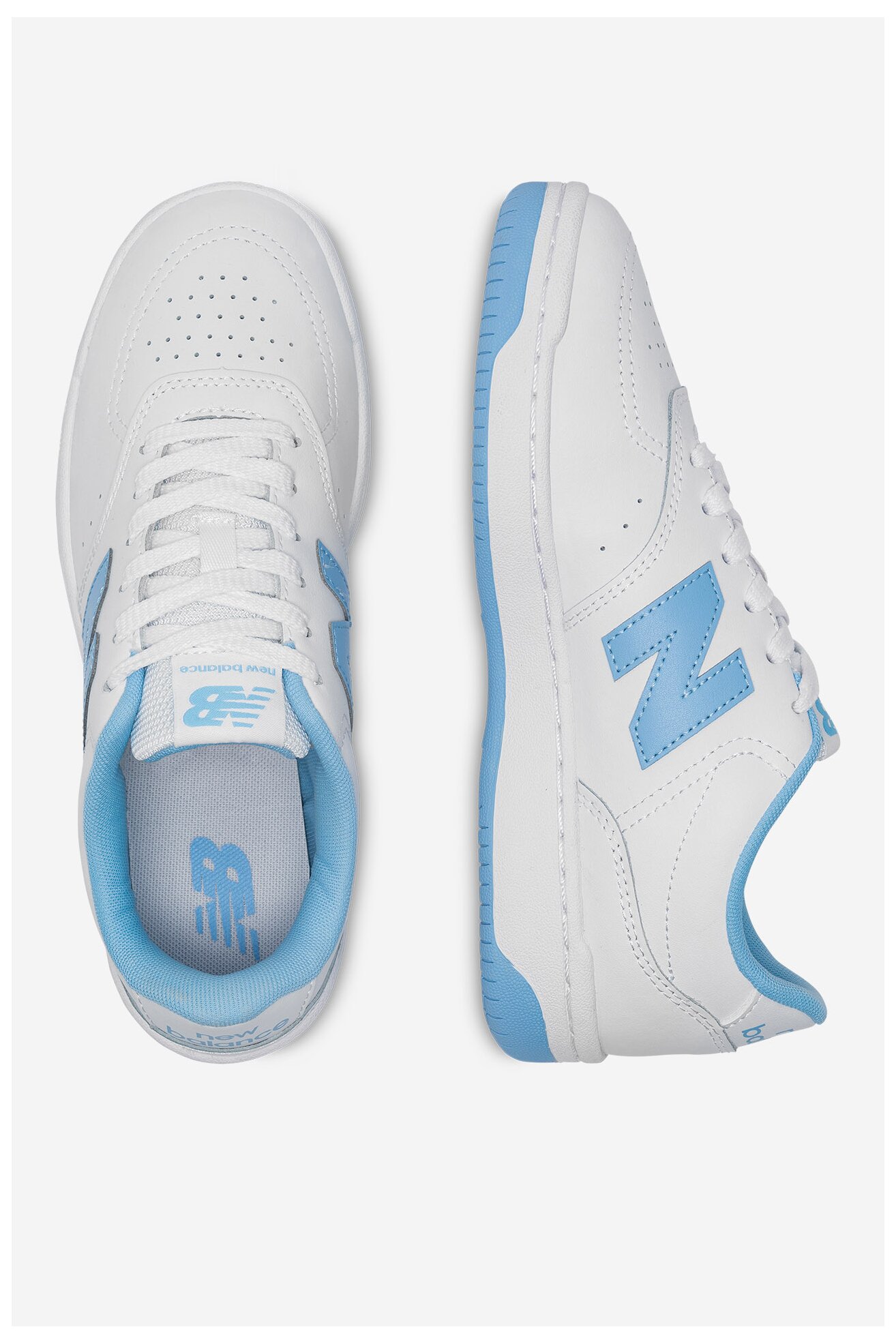 Încălțăminte sport New Balance BB80BLU W ALB