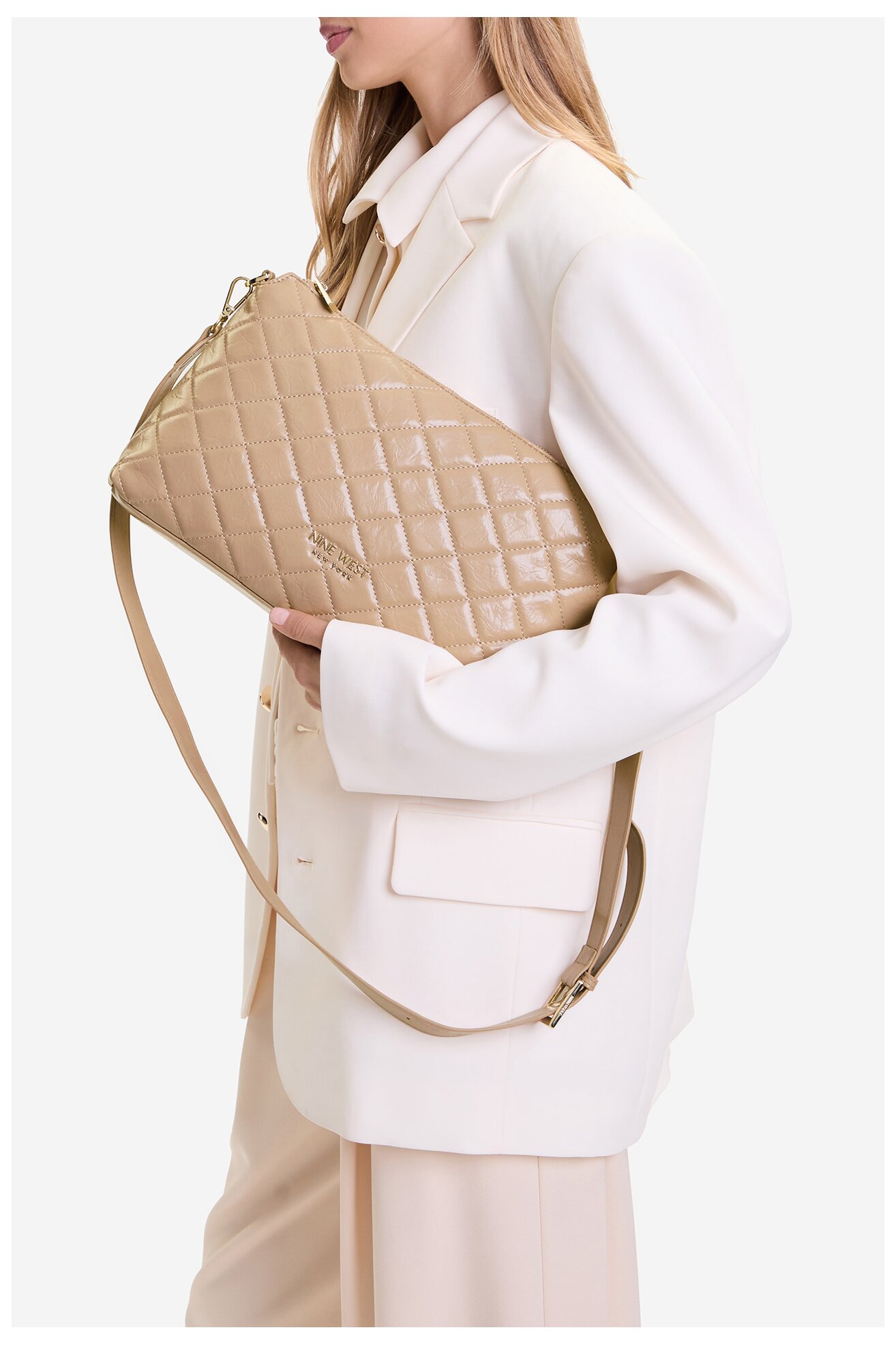 Kézitáska NINE WEST CEO-AGATHA-LA482-3035 BÉZS