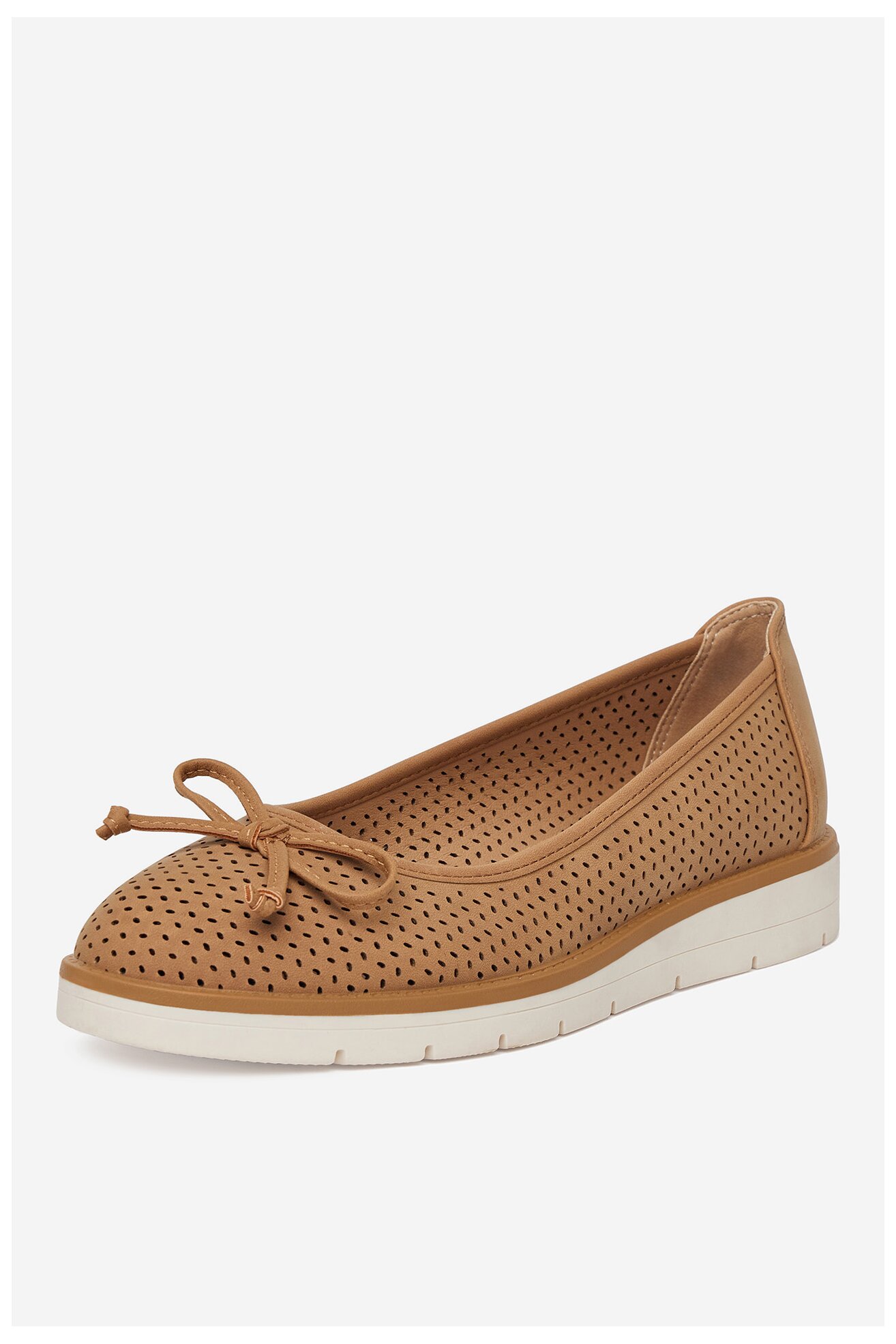 Baleriny Clara Barson WYL3327-5 Beżowy ciemny