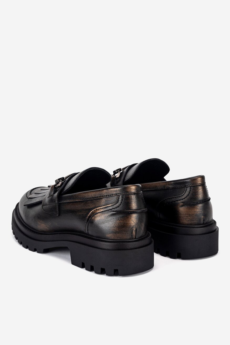 Gino Rossi - Loafersy skórzane - 5905588818137