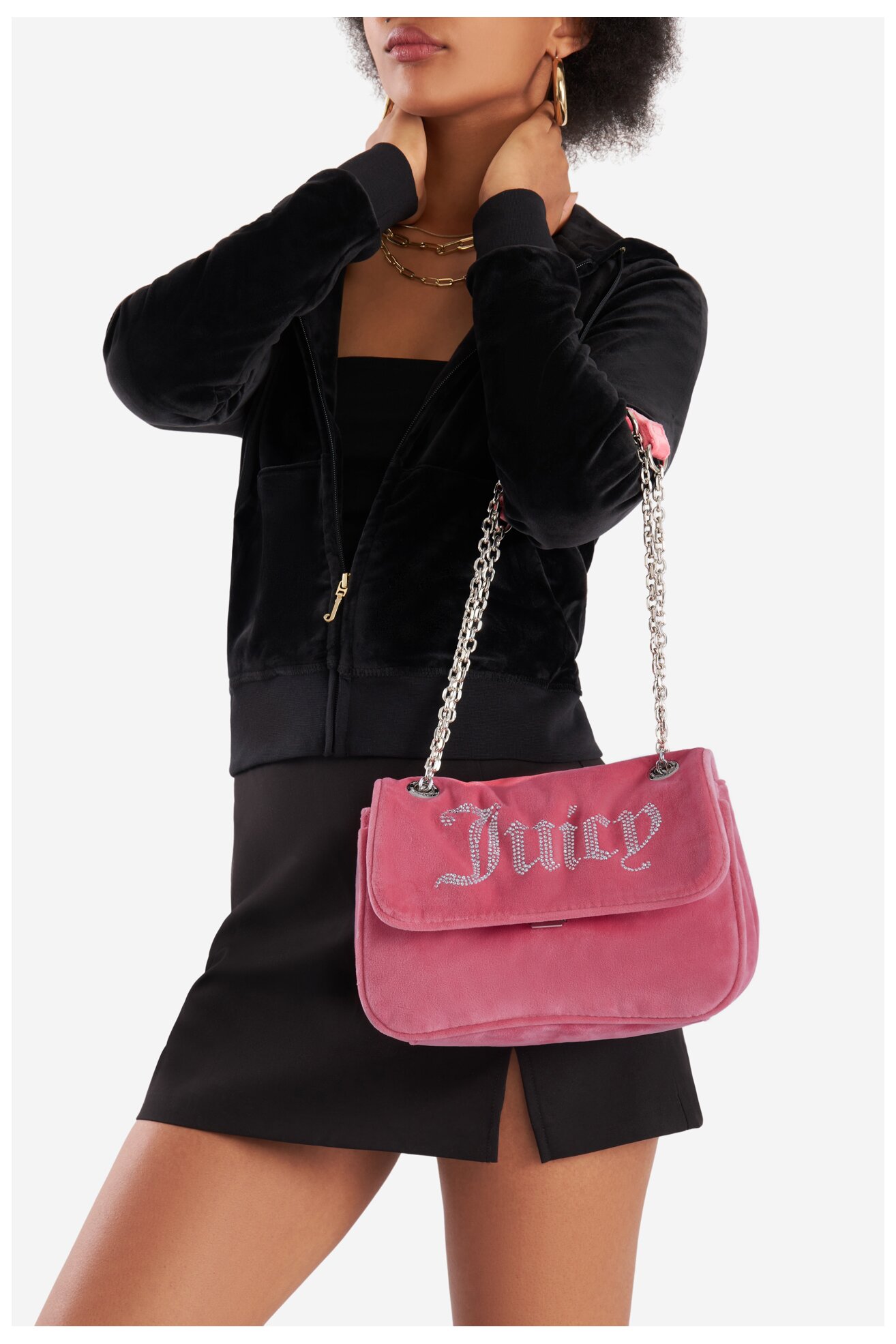 Torebka Juicy Couture BEJXT5459WPO Różowy