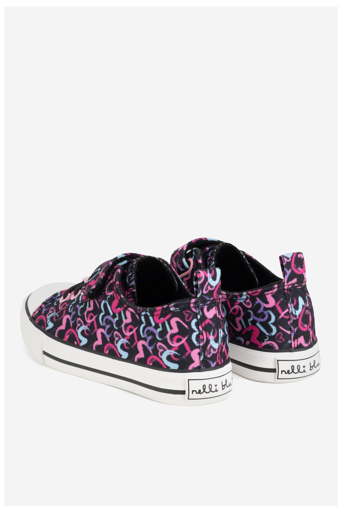 Plátěná obuv Nelli Blu BIC-SS25-NB24666 ČERNÁ