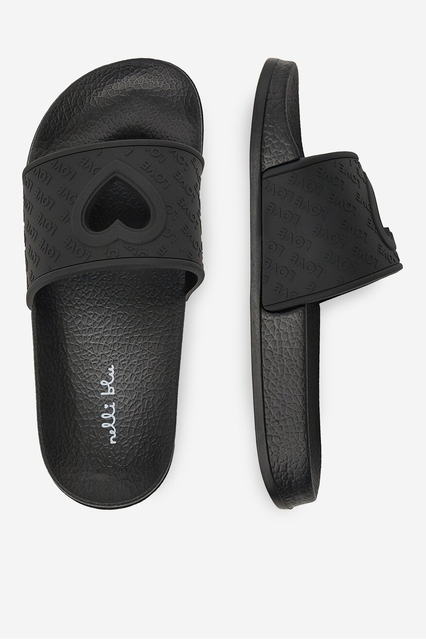 Șlapi pentru bazin Nelli Blu NEGRU - 5904862897790