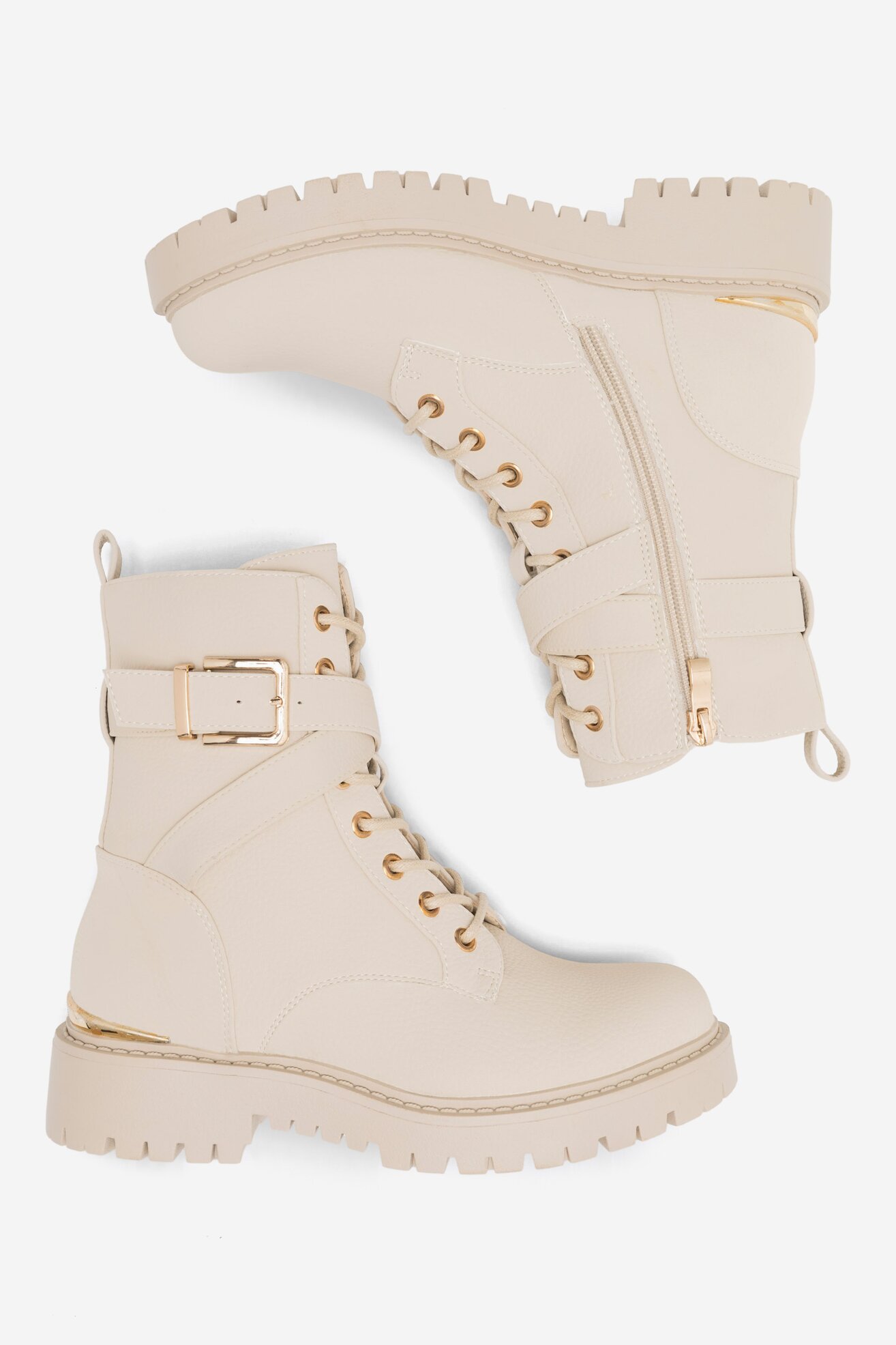 Trzewiki DeeZee HERMIA H58022-1A Beżowy