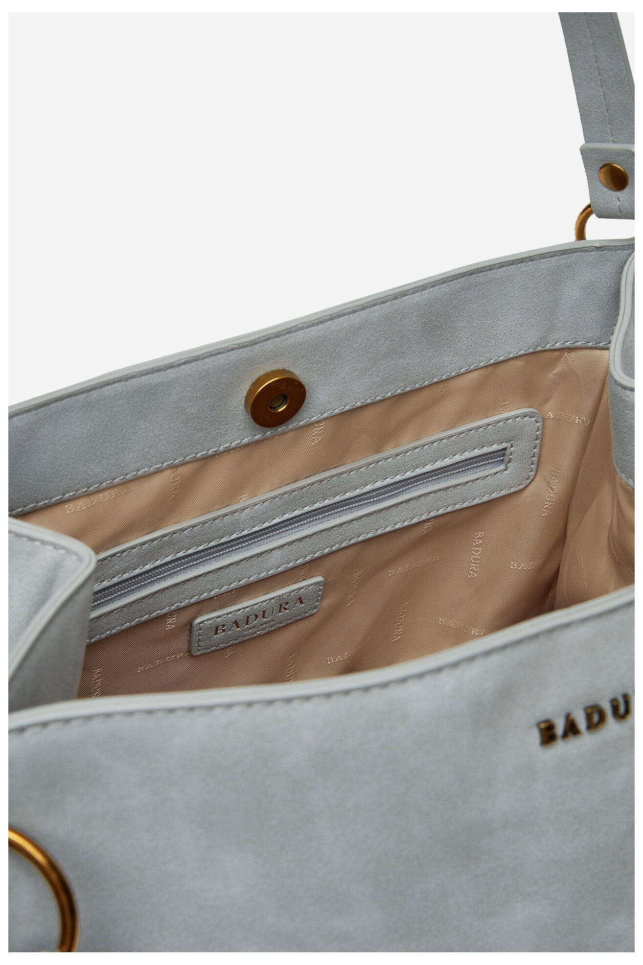 Geantă de mână Badura WEN-13 GRI DESCHIS