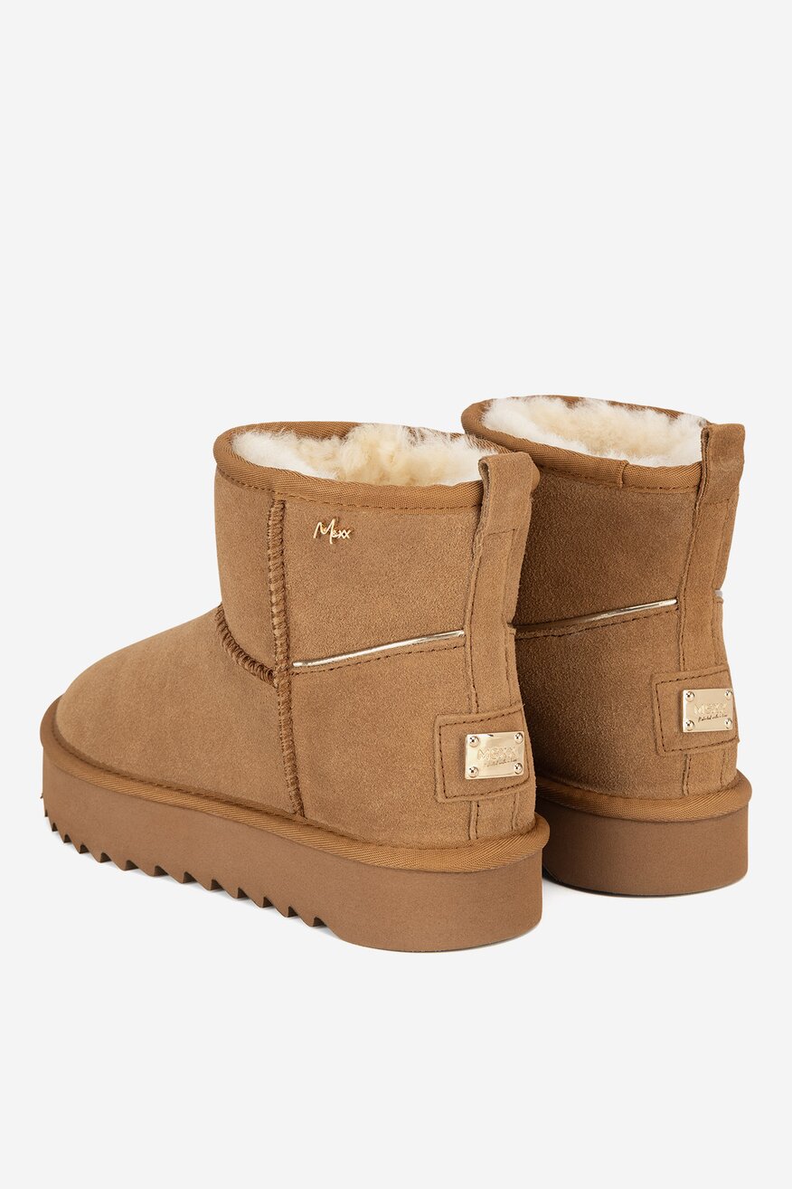 Mexx - Śniegowce zamszowe ocieplane - 5905588940456