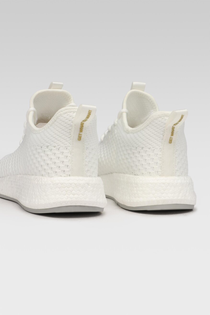 
                Sprandi - Obuwie sportowe pastelowe białe - 5903698449647