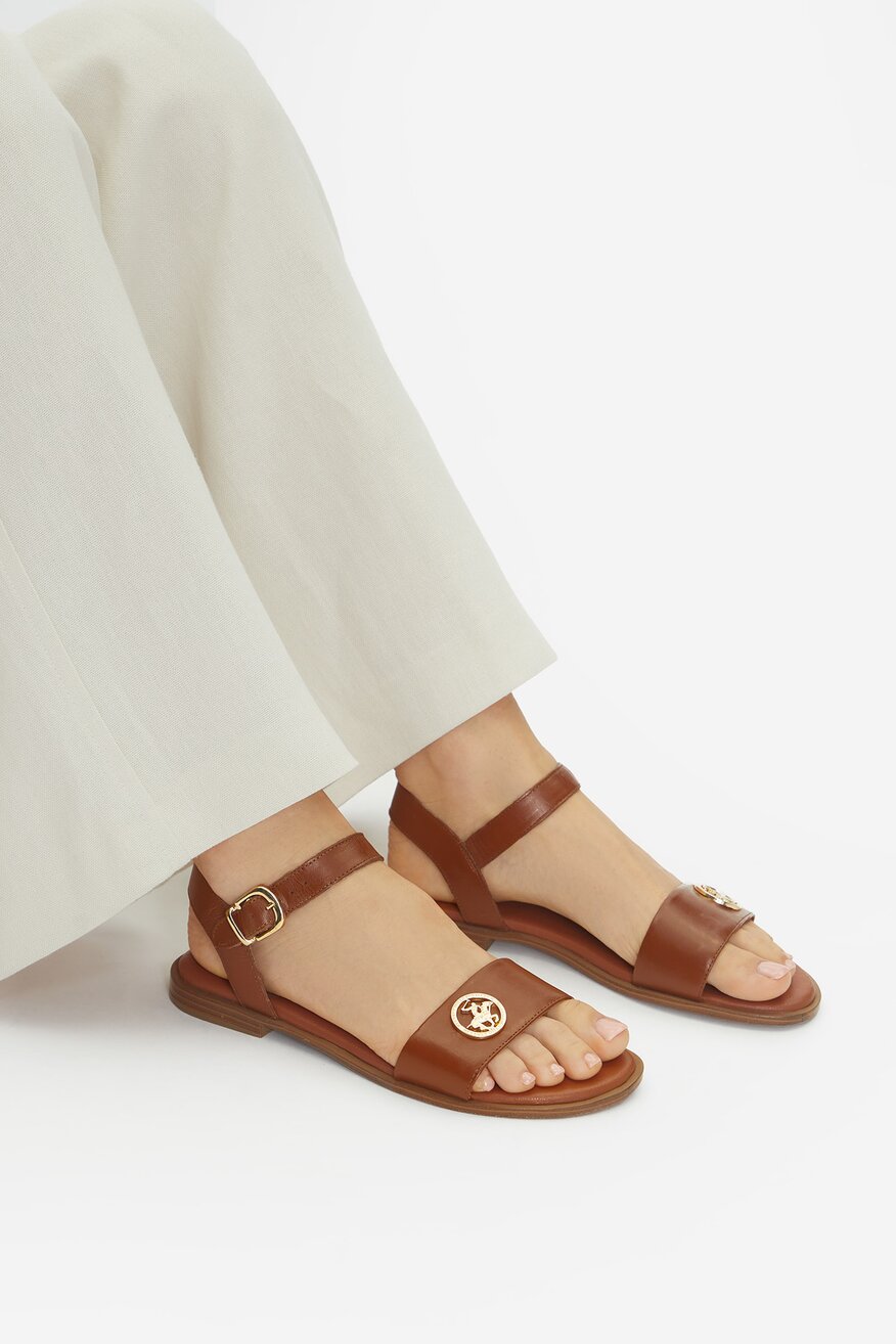 
                Beverly Hills Polo Club - Sandały skórzane - 5906751170144